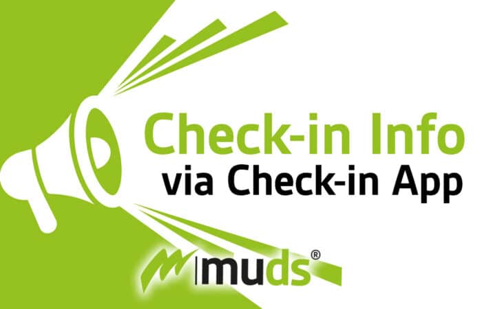 VIP Alert über Check-in Info in der MUDS Check-in App